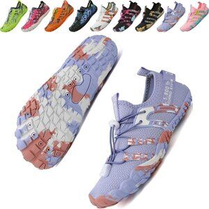 Water Shoes for Women Men Rubber Quick Dry Beach Swim Diving Hiking